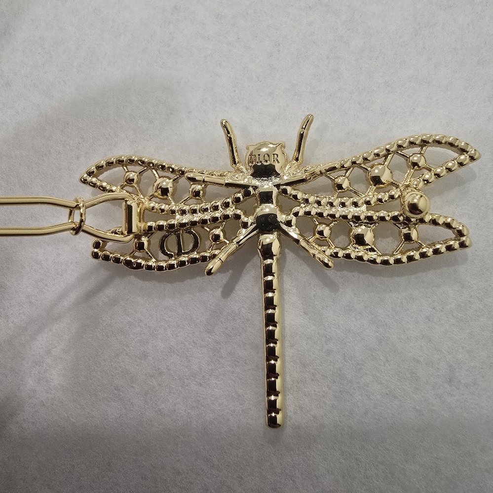 Dior Dragonfly Crystal Hair Clip - Picture 5 of 12